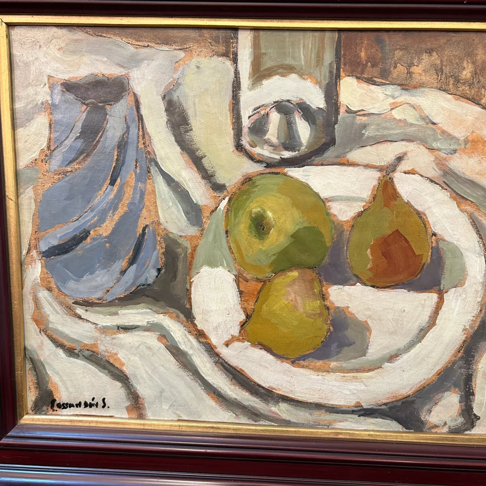 Eduardo Ossandón - Óleo sobre papel ‘Bodegón frutal' Colección Exclusiva