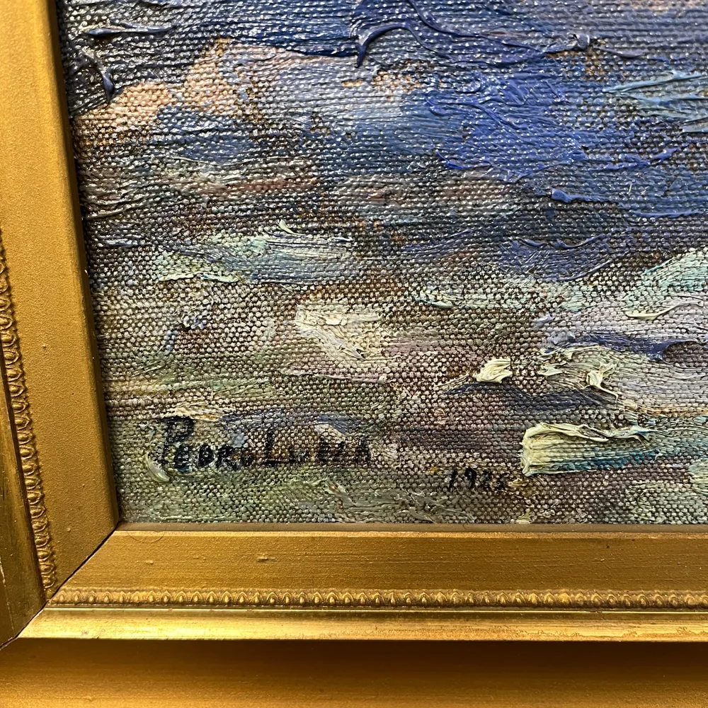 Pedro Luna - Óleo sobre tabla ‘Oleaje’ 1925 Colección Exclusiva