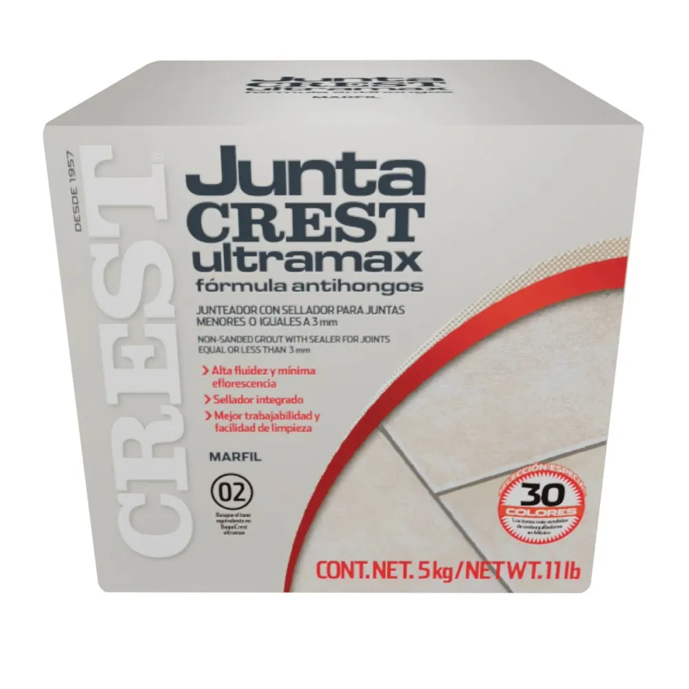 JUNTACREST ANTIHONGOS MARFIL ULTRAMAX 5KG