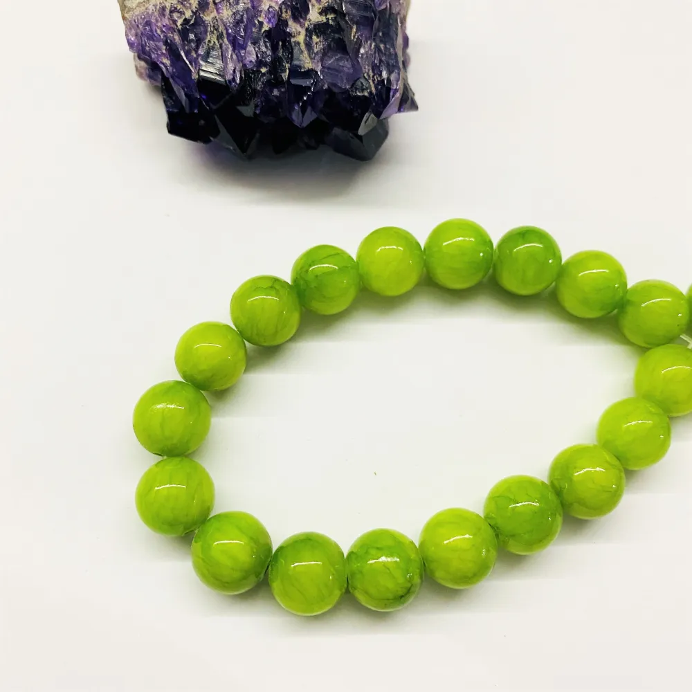 ONIX ESMALTADO | 10MM | VERDE MANZANA CLARO CrystalStone & Rosas 919