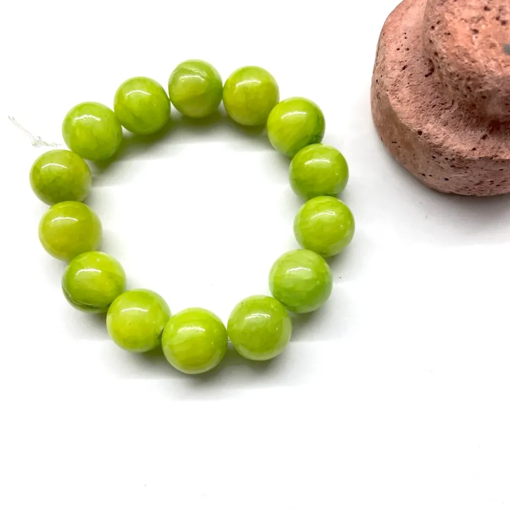 ONIX ESMALTADO | 14MM | VERDE CLARO CrystalStone & Rosas 919