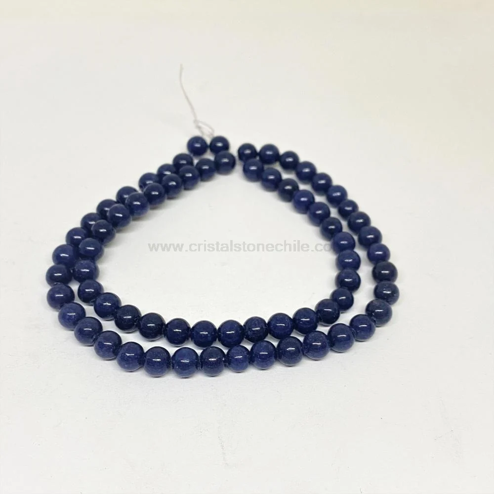 ONIX ESMALTADO | 8MM | AZUL MARINO CrystalStone & Rosas 919