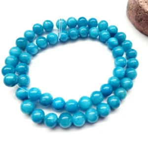 ONIX ESMALTADO | 8MM | CELESTE TURQUESA CrystalStone & Rosas 919