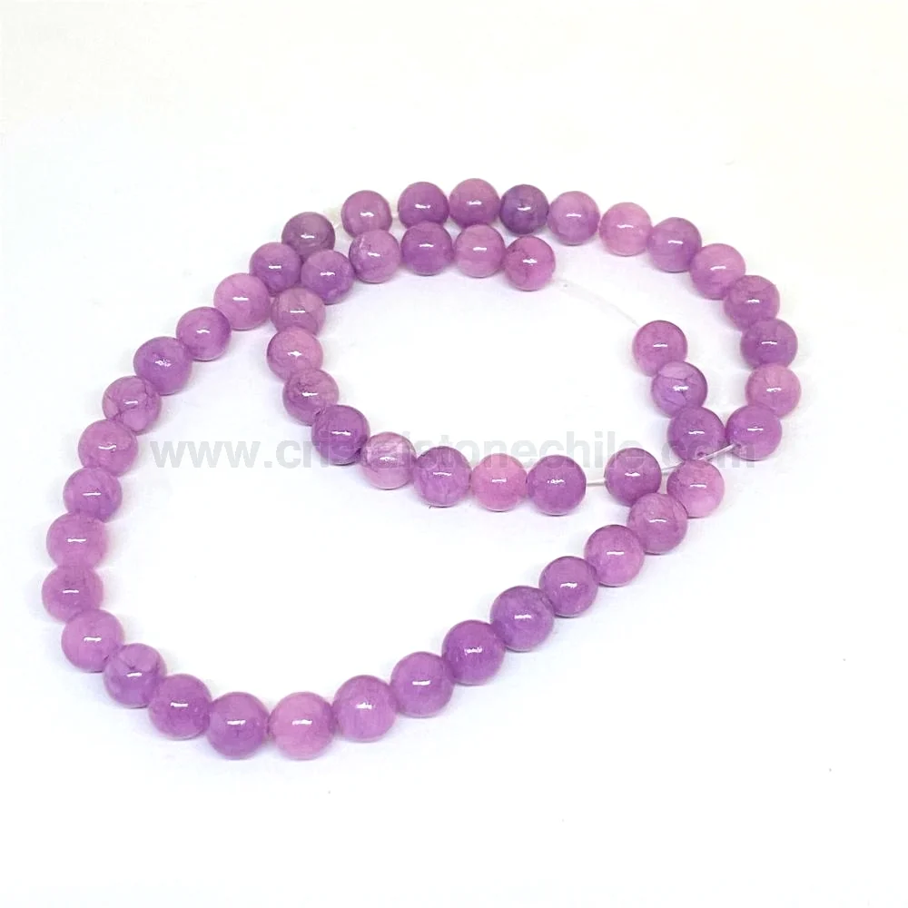 ONIX ESMALTADO | 8MM | LILA CrystalStone & Rosas 919