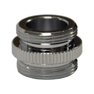 Adaptador de aireador cromado Danco con rosca macho de 3/4 pulg.-27M x 3/4 pulg.-27 - Oferta de la semana