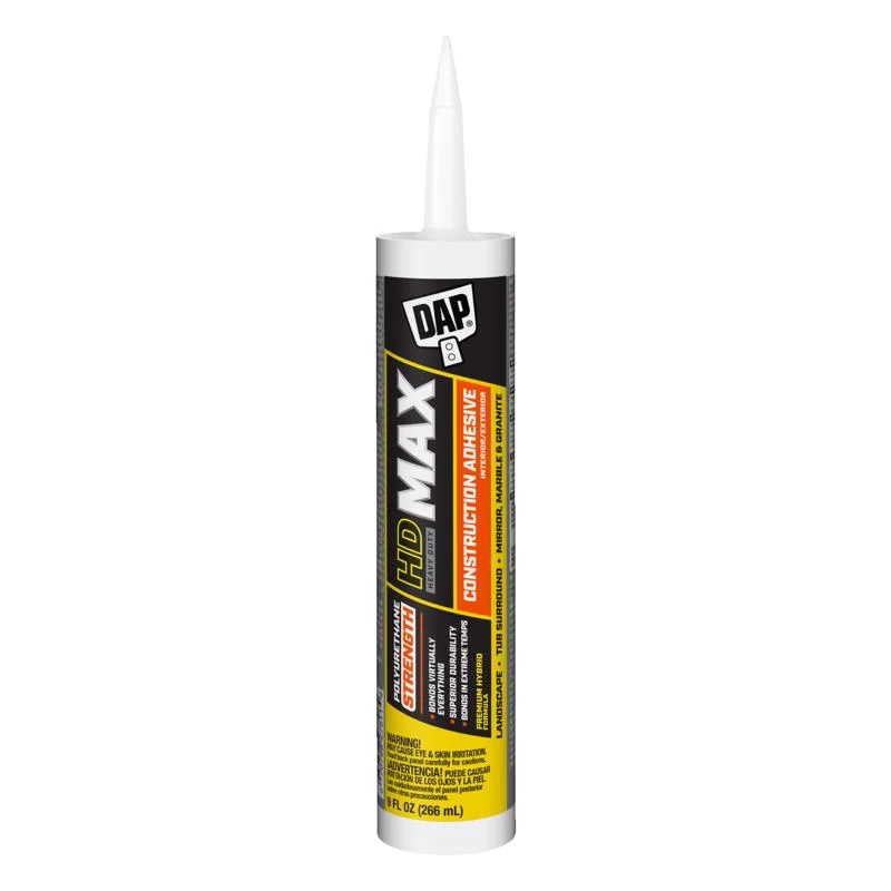 Adhesivo de poliuretano para construcción DAP HD Max, 9 oz (paquete de 12) - Oferta de la semana