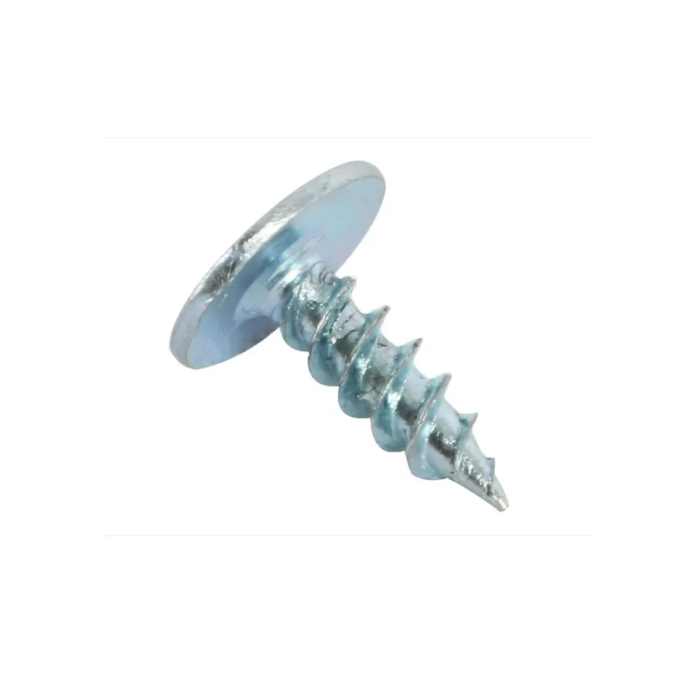 Tornillos zinc 1/2 pulgada cabeza de lenteja punta fina 100U Distrito Led