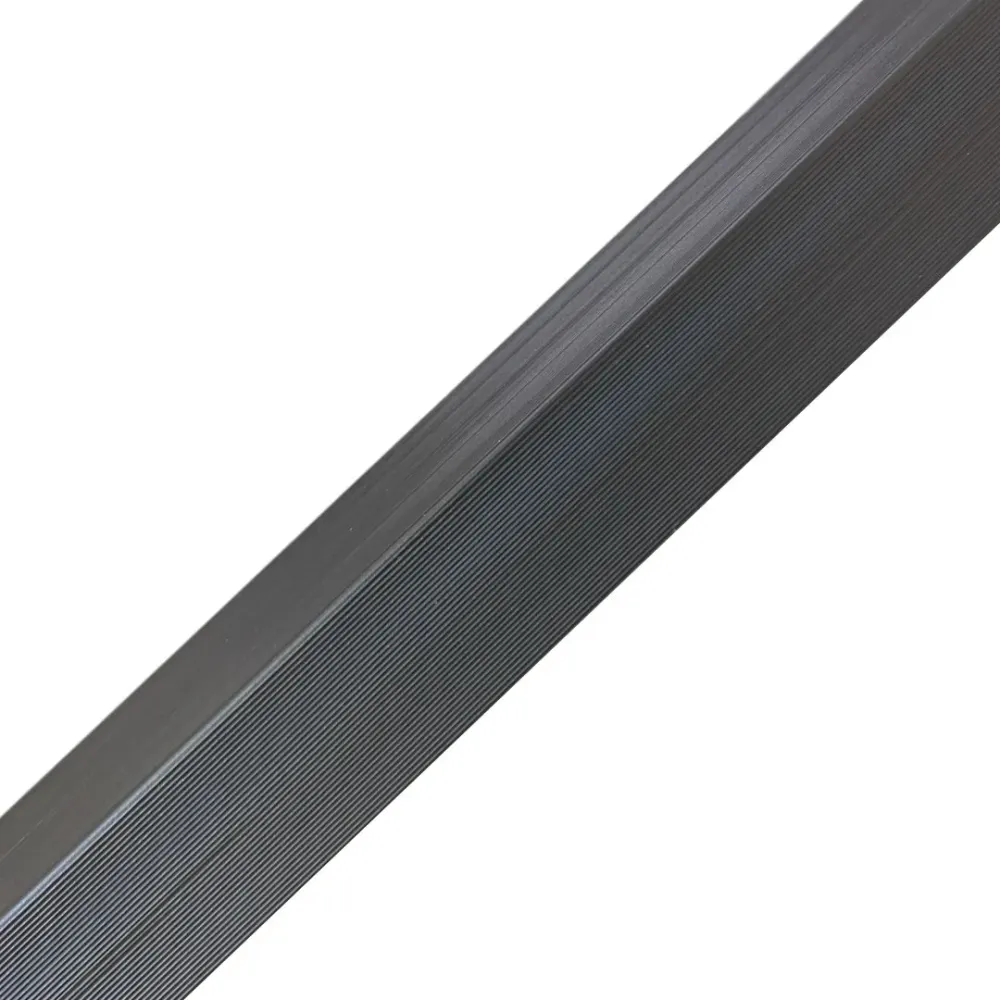 MOLDURA CARBON WPC 35x35x2900 MM PARA TERMINACIONES EN ESQUINA LAMBRIN EXTERIOR DULCE HOGAR