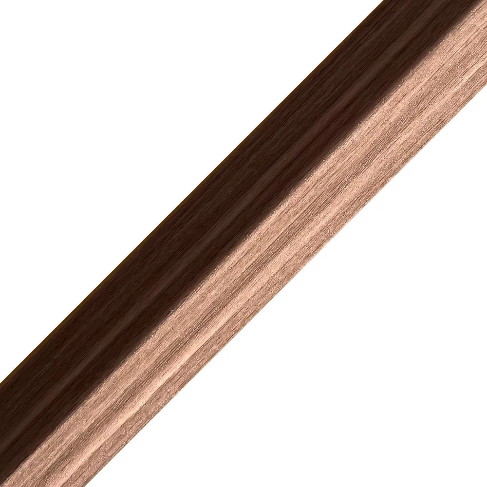 MOLDURA LIGHT WALLNUT WPC 35x35x2900 MM PARA TERMINACIONES EN ESQUINA ZK12 DULCE HOGAR