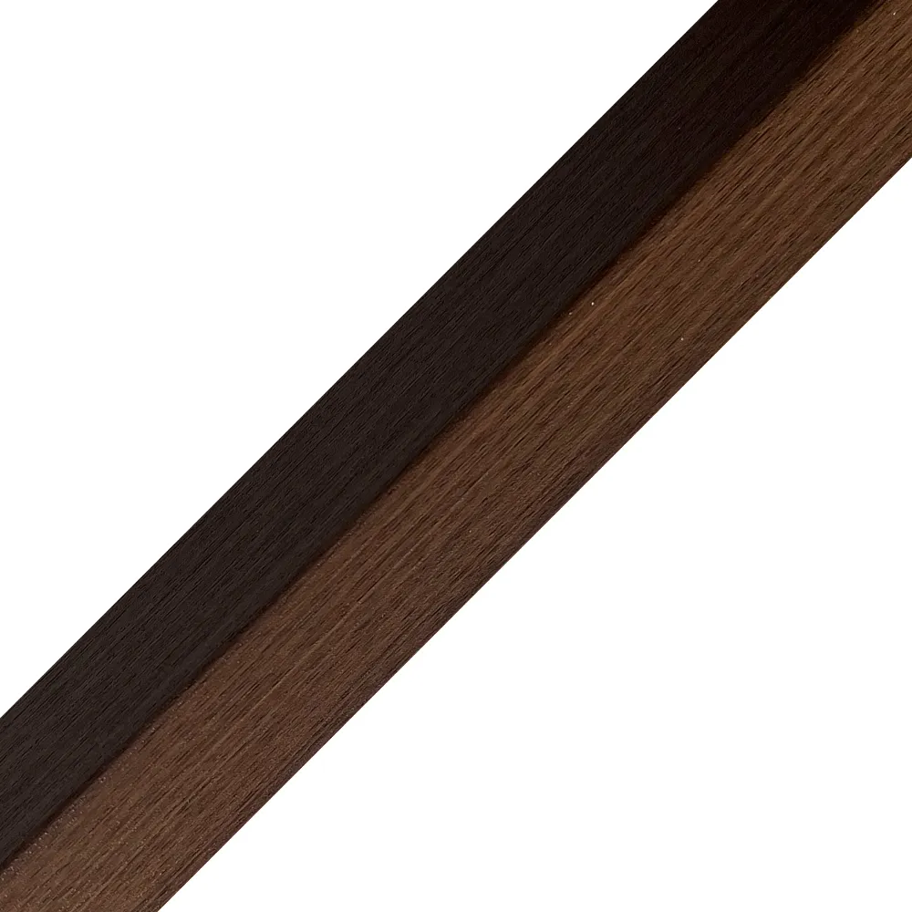 MOLDURA NATURAL WALLNUT WPC 35x35x2900 MM PARA TERMINACIONES EN ESQUINA ZK17 DULCE HOGAR