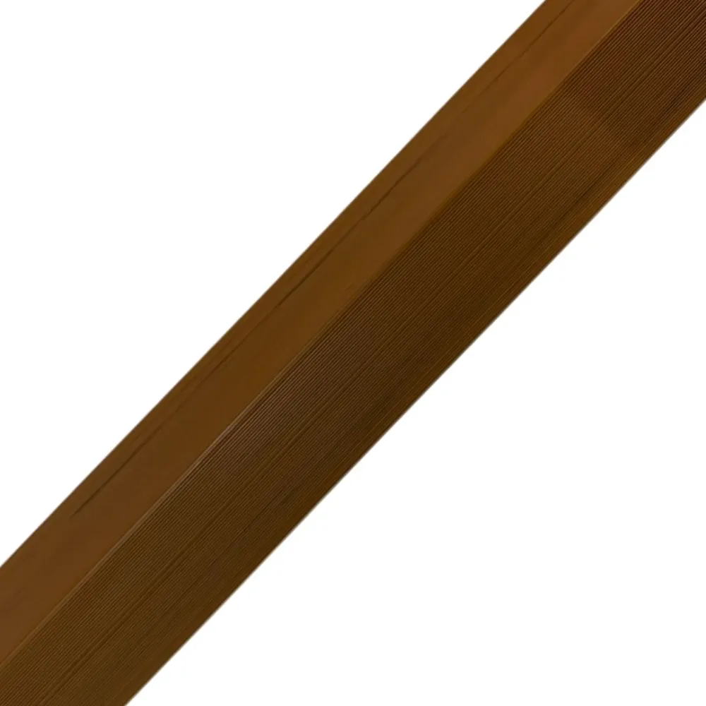 MOLDURA TEKA WPC 35x35x2900 MM PARA TERMINACIONES EN ESQUINA LAMBRIN EXTERIOR DULCE HOGAR