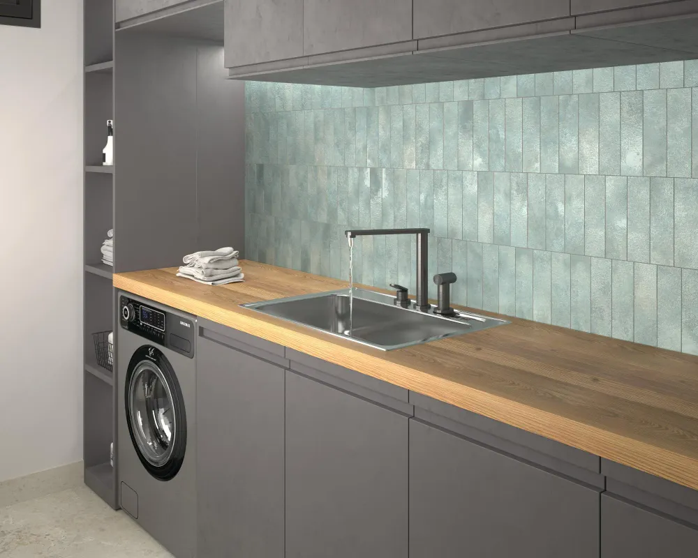 DUNE Greenland Gloss 189064 Teal 6,4 X 22,3 DUNE CERAMICA, S.L.