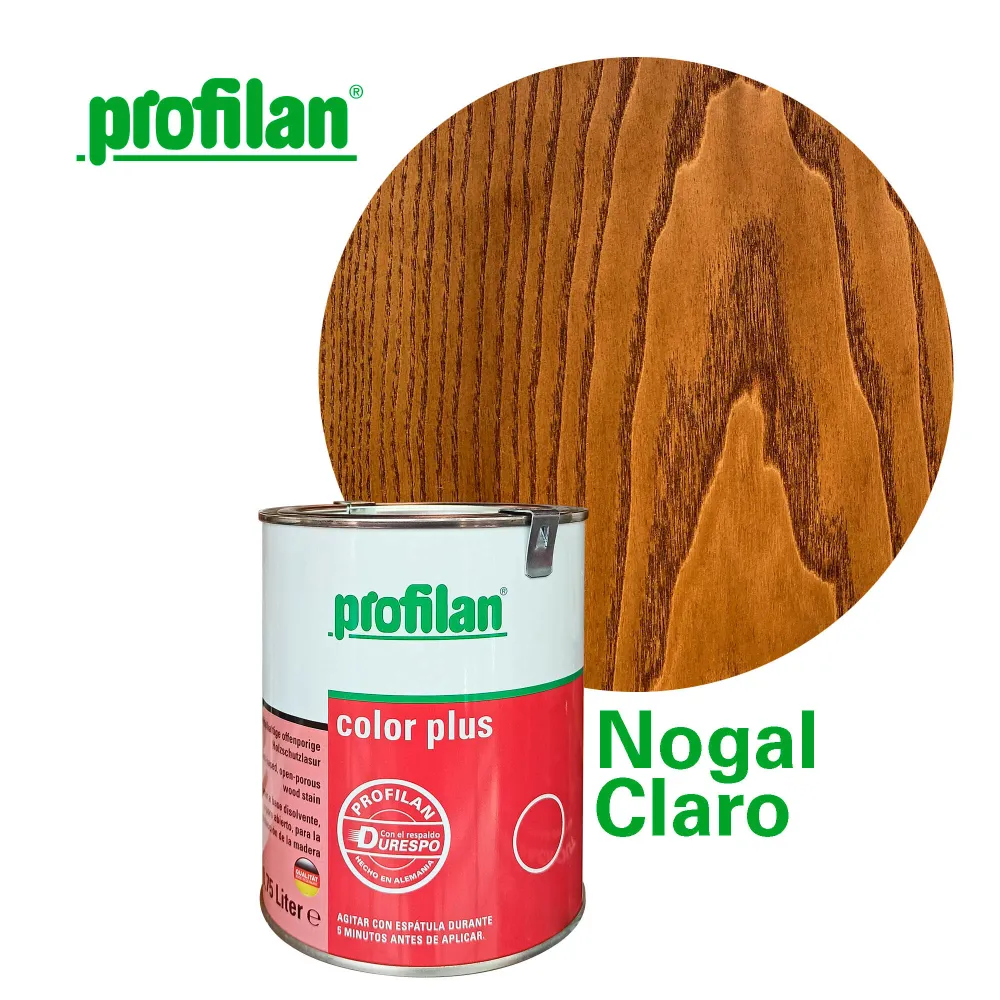 Recubrimiento Para Madera Profilan Color Plus Nogal Claro Durespo