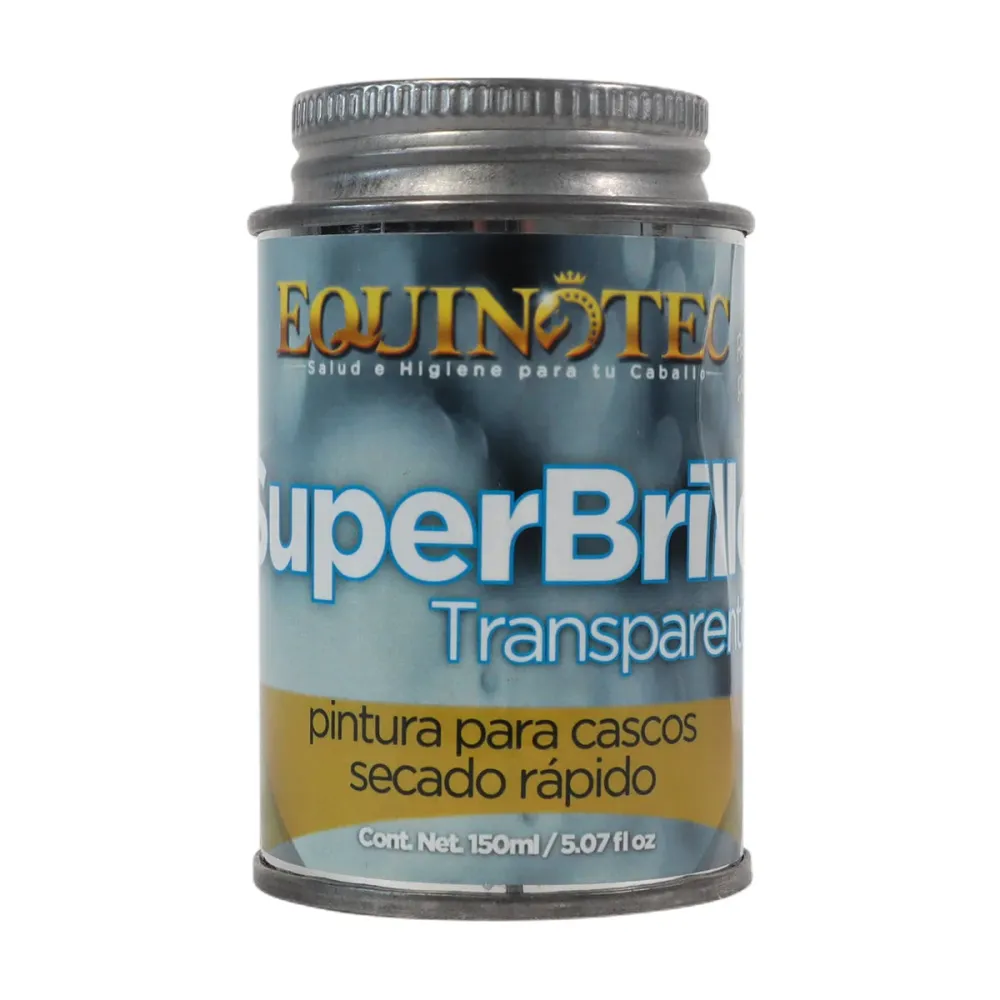 Super Brillo pintura para cascos transparente EQUINOTEC