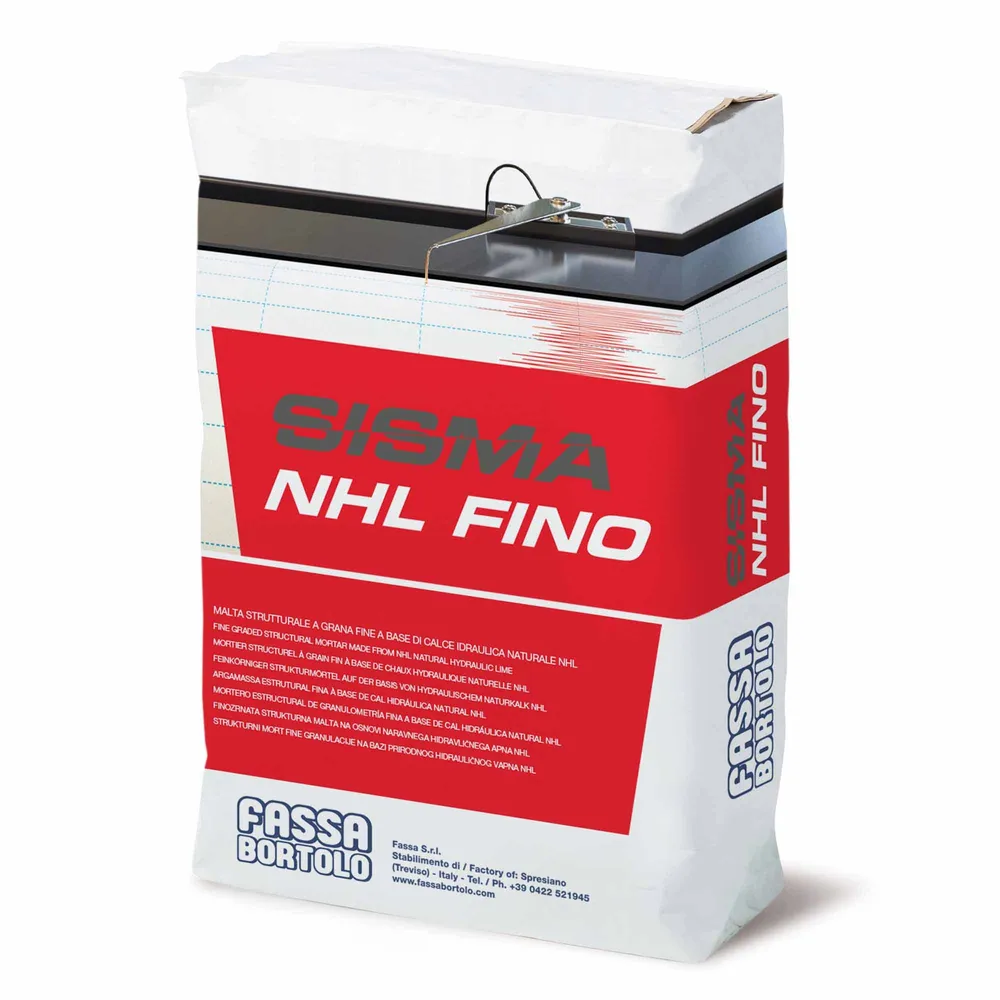 Mortero estructural Fassa Sisma NHL Hasta 25kg FASSA BORTOLO