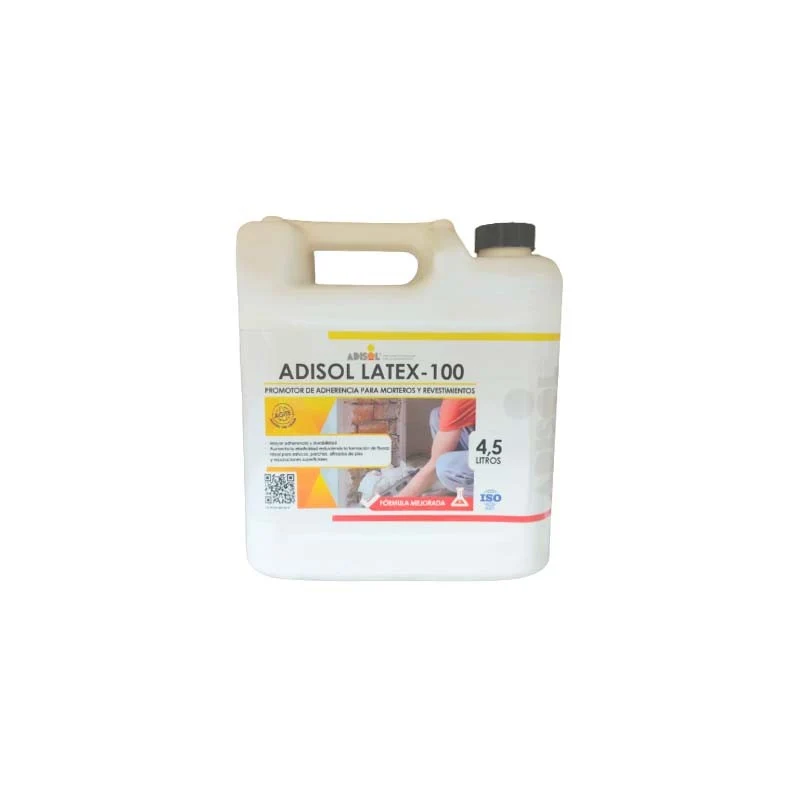 ADISOL LATEX 100 PUENTE ADHERENCIA BIDON 4.5LTS FERRETERIA CHACABUCO