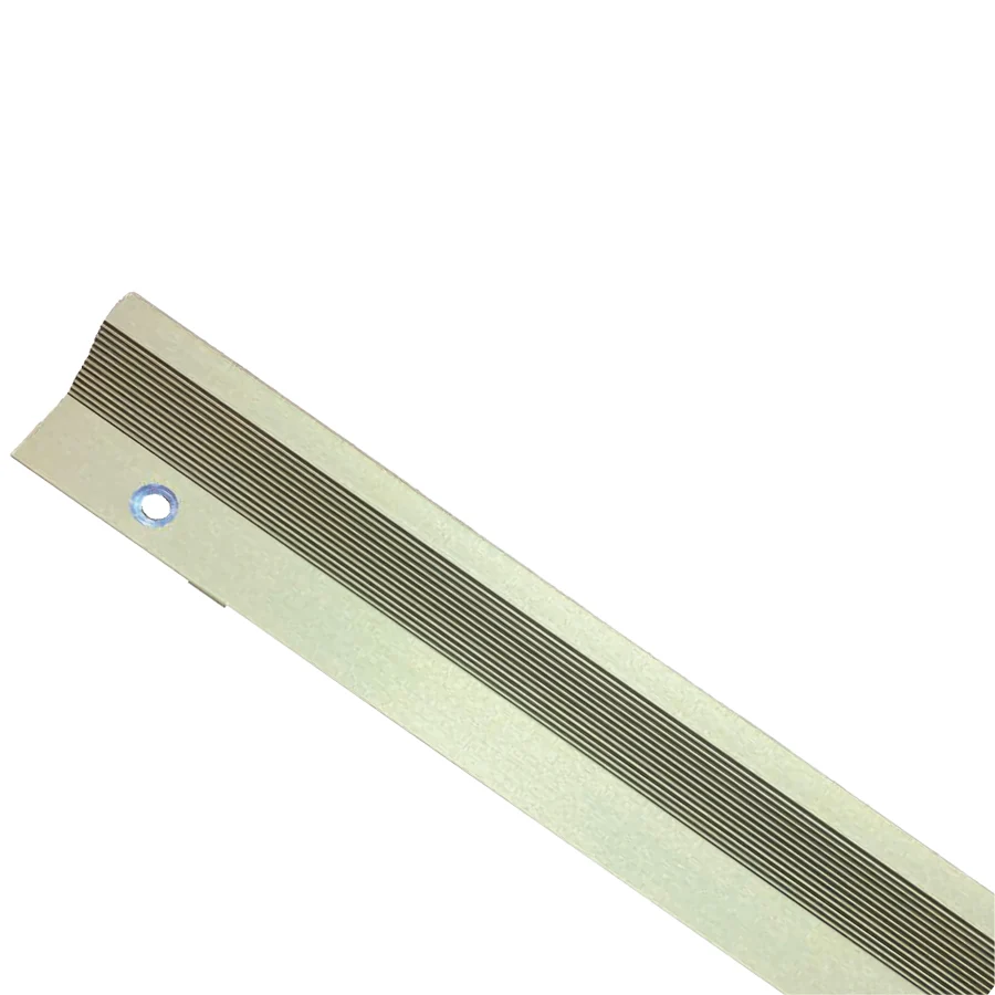 CUBREJUNTA METAL DESNIVEL 1 MT PLATA DEVA FERRETERIA CHACABUCO