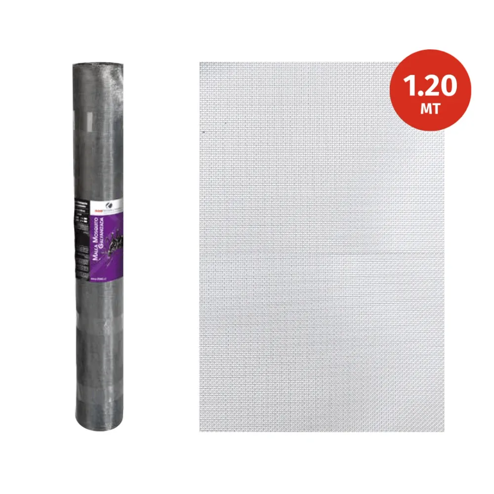 MALLA MOSQUITERA GALVANIZADA 1.20 ANCHO FERRETERIA CHACABUCO