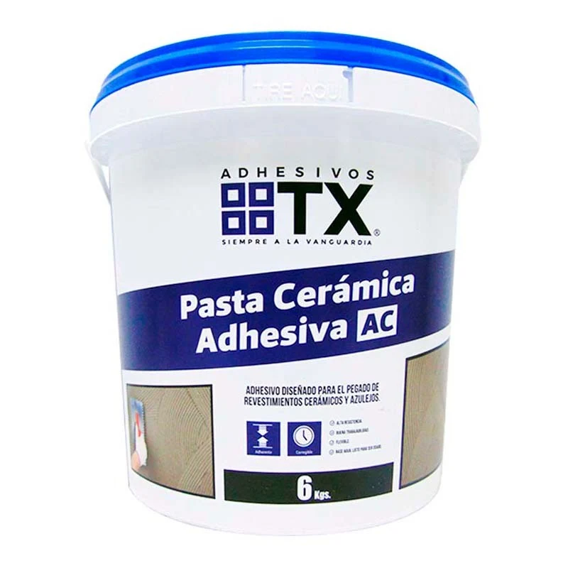 PASTA CERÁMICA ADHESIVA AC 6KG TX FERRETERIA CHACABUCO
