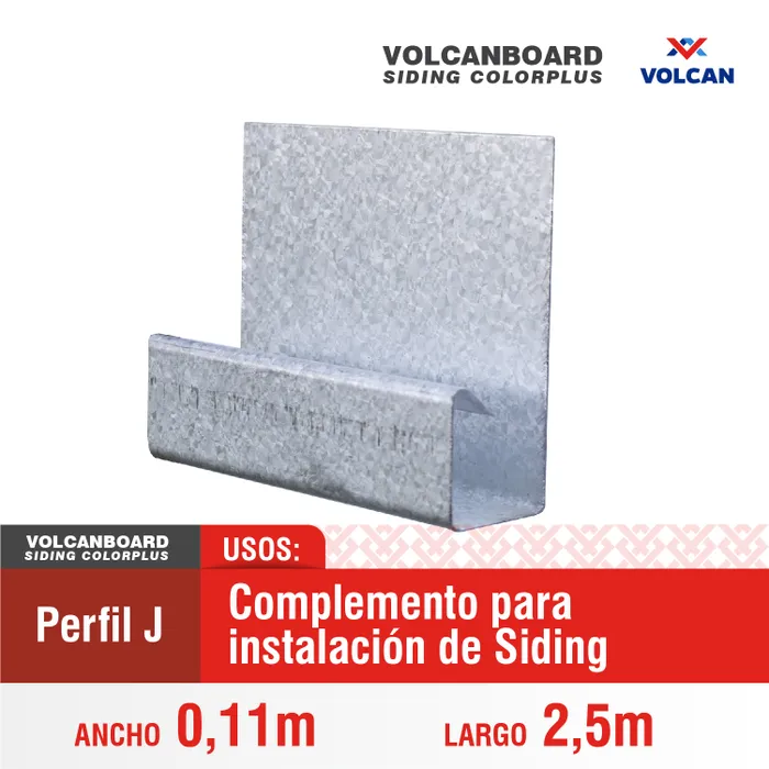 PERFIL J 110X2500X0.5MM FERRETERIA CHACABUCO