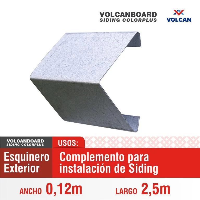 PERFIL ESQ EXTERIOR 120X2500X0.5MM FERRETERIA CHACABUCO