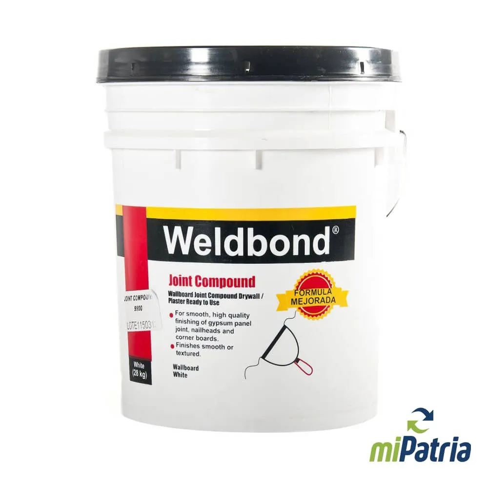 Masilla Weldbond 28 KG cubeta Ferretería y Maderas Rodríguez