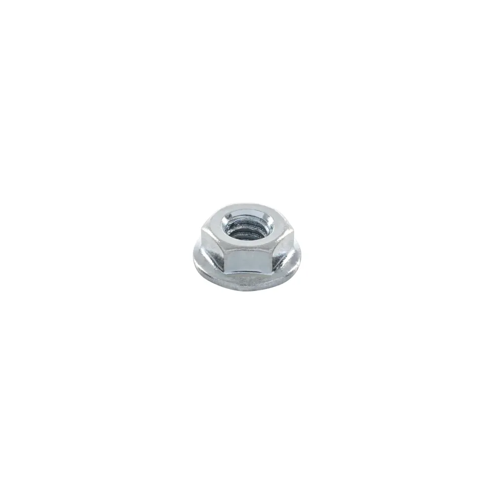 Bolsa con 100 tuercas flange, 1/4", acero galvanizado, FIERO