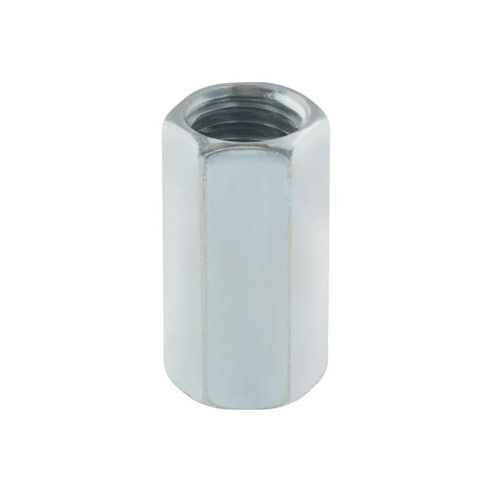 Bolsa con 5 tuercas cople, 1/2" acero galvanizado , FIERO