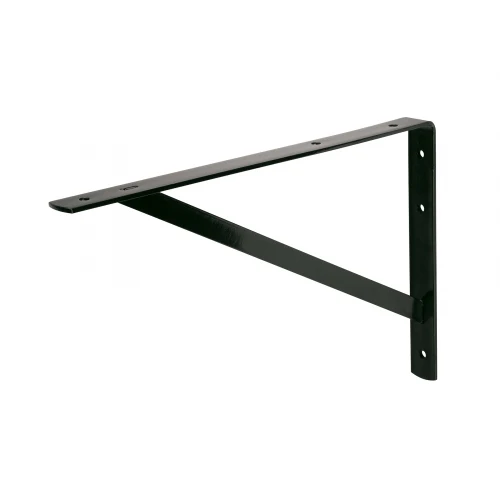 Ménsula de acero reforzada negra 10 x 16', Fiero 44677 MER-16N