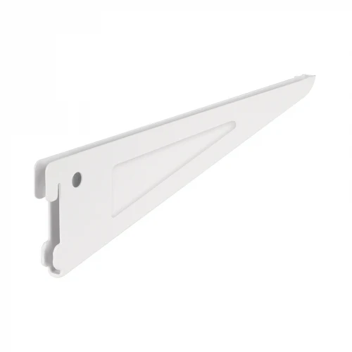 Ménsula plana blanca para cremallera doble, 27cm, Fiero 47714 SOMO-10MD