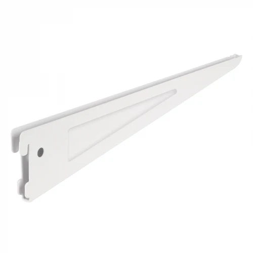 Ménsula plana blanca para cremallera doble, 37cm, Fiero 47716 SOMO-14MD