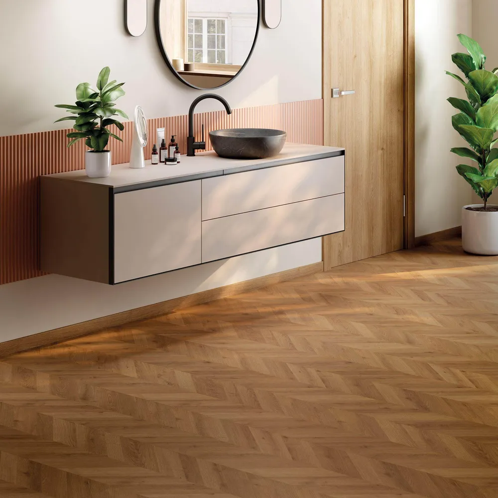 Suelo Laminado FINfloor Durable AC6 Espiga Nantes Finsa