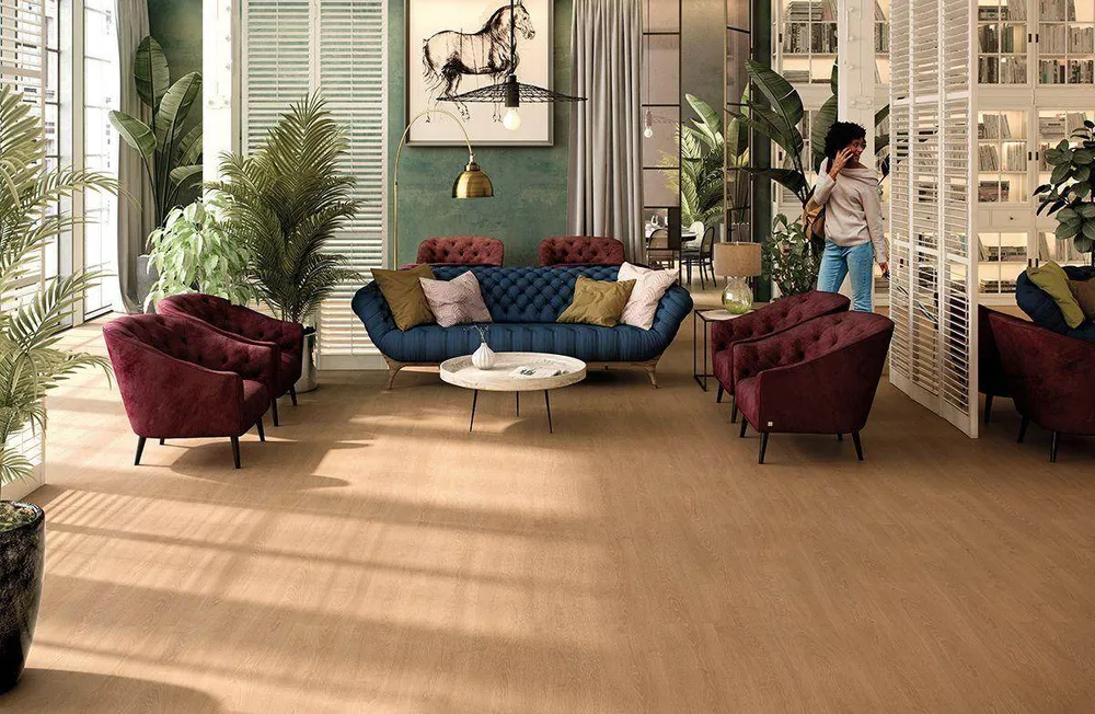 Suelo Laminado FINfloor Durable AC6 Roble Gaia Dalmata Roble Finsa