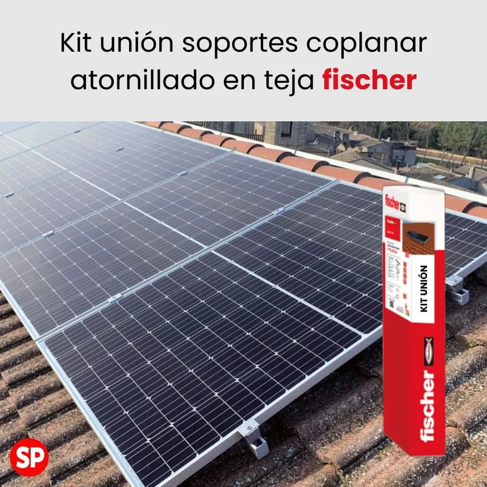 Kit Solar-Fix para la unión de estructuras en Coplanar fischer