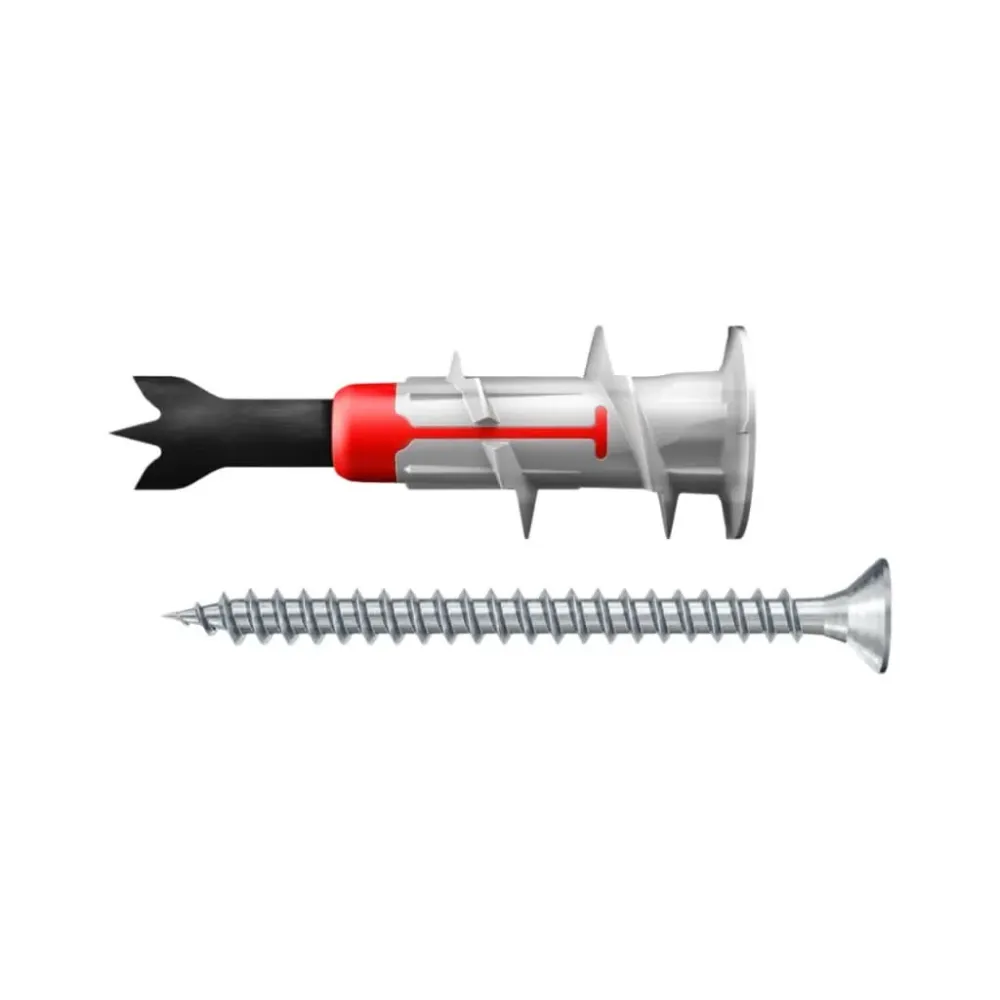 Taco compatible yeso laminado (Pladur®) DuoBlade Con Tornillo fischer
