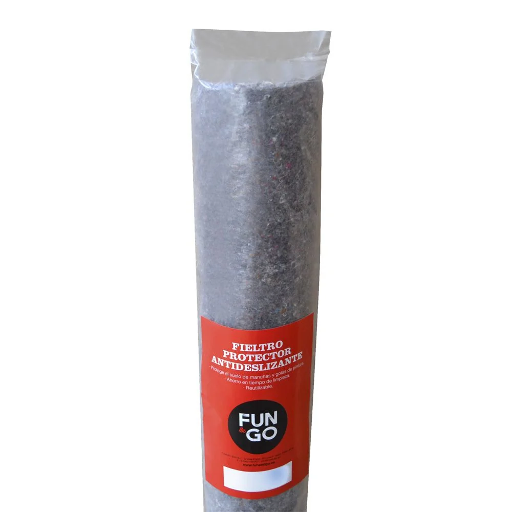 FIELTRO PROTECTOR SUELO 200 g/m² GRIS 1 x 10 m FUN AND GO