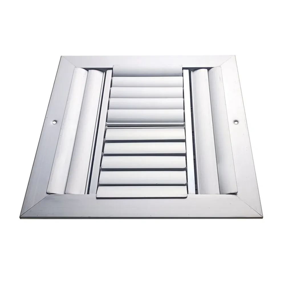 Difusor Aluminio D 4V Con Control 12" X 12" Venas Recta GEN