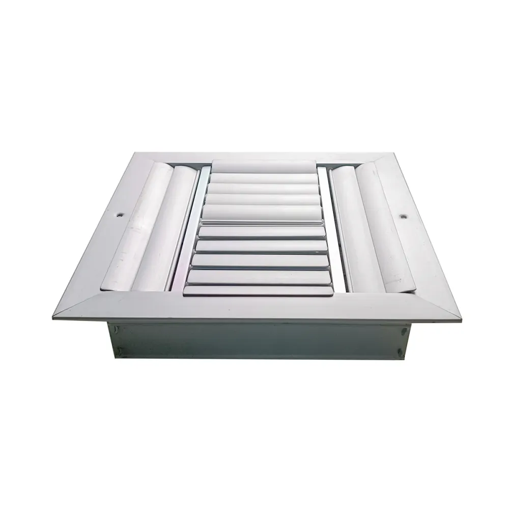 Difusor Aluminio D 4V Con Control 12" X 12" Venas Recta GEN
