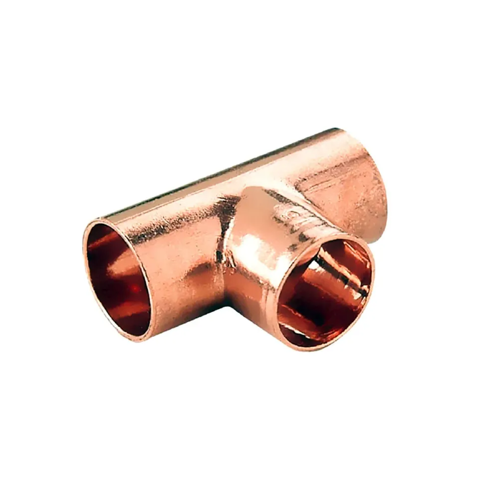 Te Soldable De Cobre 3/8" GEN