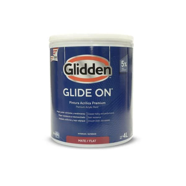 GLIDDEN PINTURA BASE GLIDE-ON ACRILICA MATE DEEP GALON