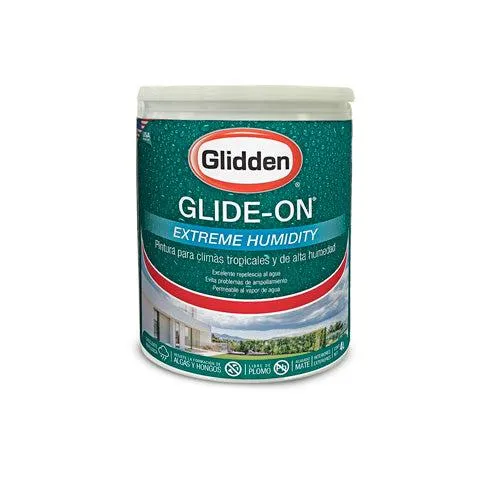GLIDDEN PINTURA BASE GLIDE-ON EXTREME HUMIDITY BLANCO GALON