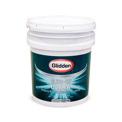 GLIDDEN PINTURA BASE GLIDE-ON ULTRA MATE BLANCO 5 GALONES
