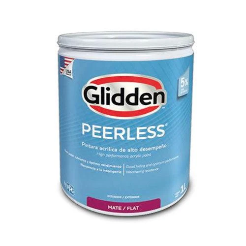 GLIDDEN PINTURA BASE PEERLESS ACRILICA MATE INTERMEDIA GALON