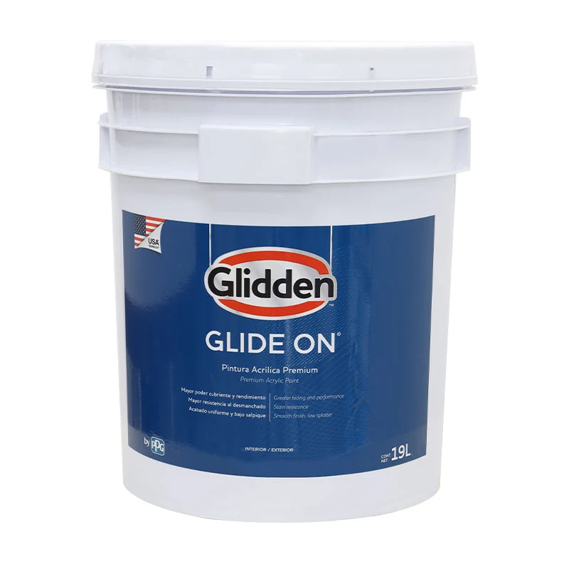 Pintura Base Glide-On acrílica mate U-Accent tanque de 5 galones GLIDDEN