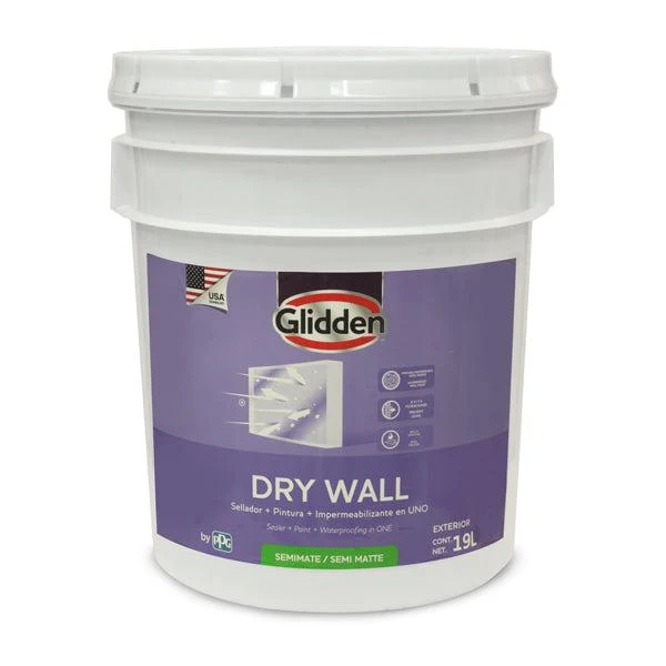 Pintura impermeabilizante especial Dry Wall Glidden blanco 5 galones