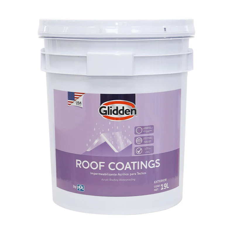 Pintura Roof Coating 3A Glidden blanco tanque de 5 galones