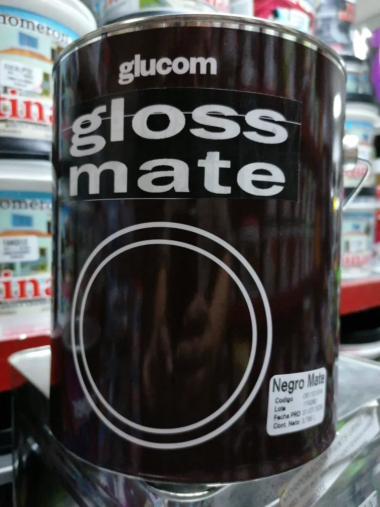 Esmalte Acrílico Gloss GLUCOM 1/4 gal Azul