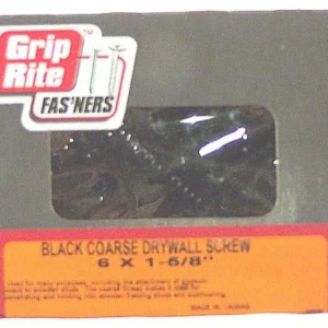 Tornillo para paneles de yeso revestido con cabeza Phillips n.° 2 de 1-1/4" y 1,050 lb Grip Rite 114cdws1 Grip-Rite
