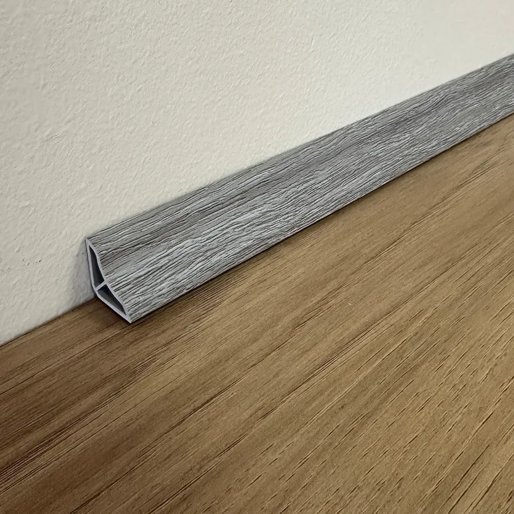 Cuarto Rodón Concavo 2mt Gris Oak Hogadepot