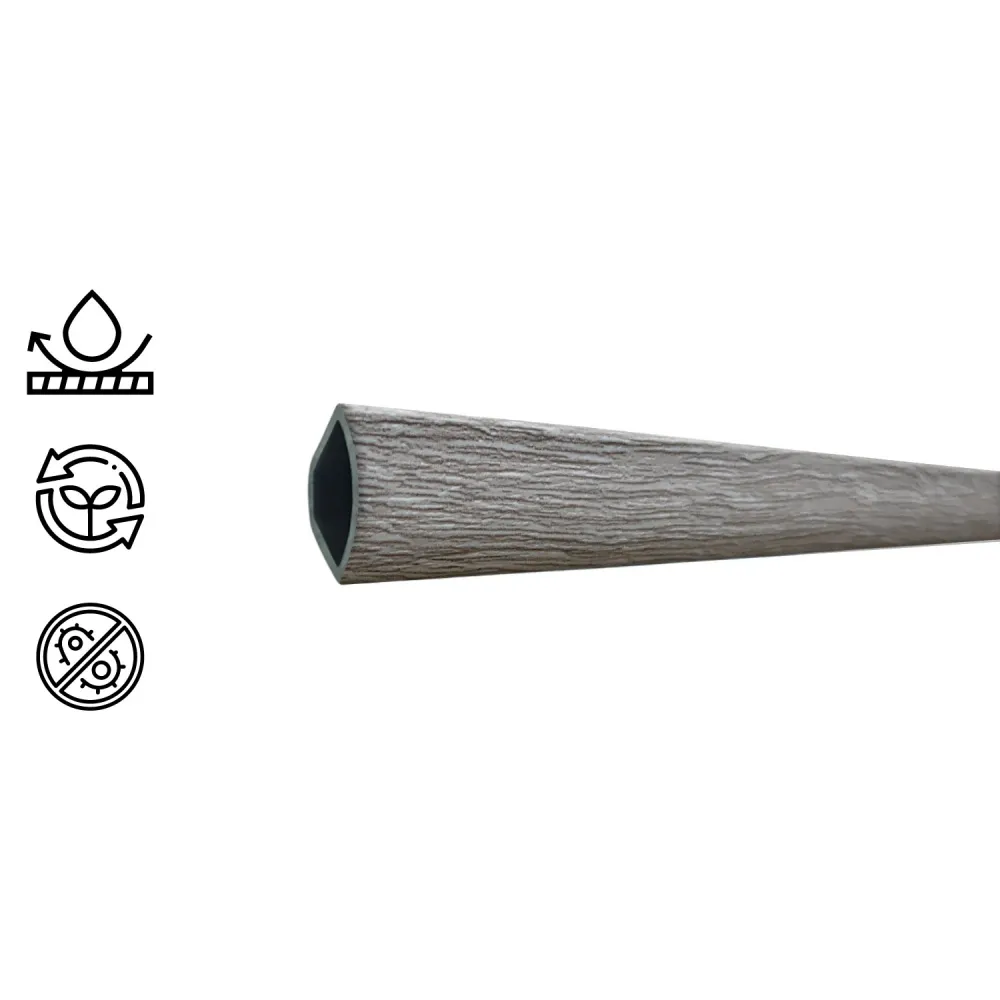 Cuarto Rodon 2mt Gris Oak Hogadepot